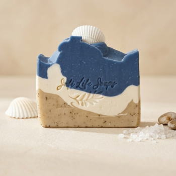 %100 Doğal El Yapımı Magnezyum & Kristal Tuz Sabunu – Mineral Terapi ve Yoğun Nemlendirici Bakım