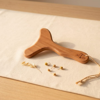 Ahşap Balık Kuyruğu Gua Sha (Selülit Karşıtı & Lenfatik Drenaj)