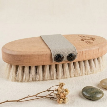 %100 Doğal At Kılı Selülit Fırçası Çatlak Selülit Ve Batık Tüy Karşıtı Tüm Cilt Tipleri İçin