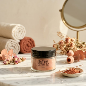 Saf Kırmızı Kil (Canlandırıcı Detoks Maskesi)