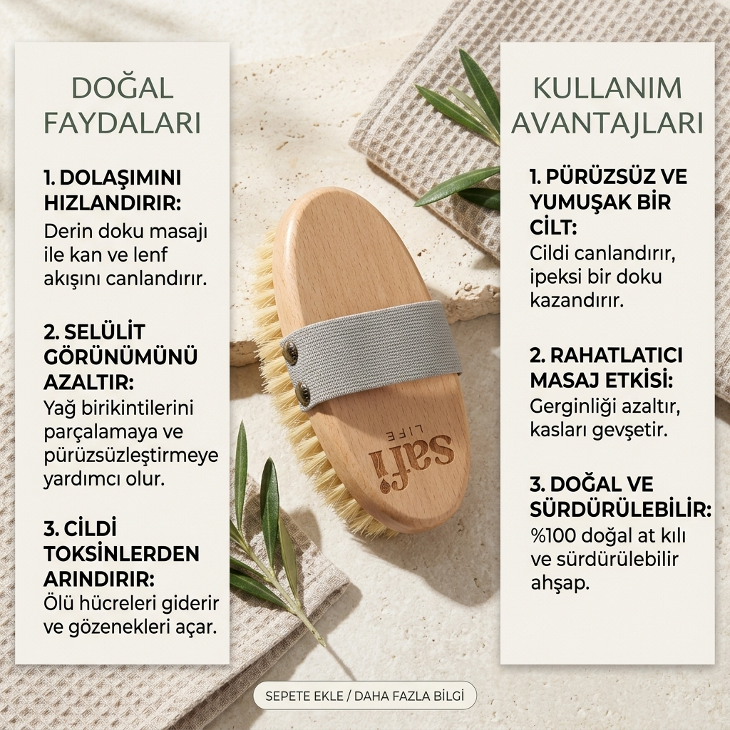 At Kılı Selülit Fırçası - Görsel 6