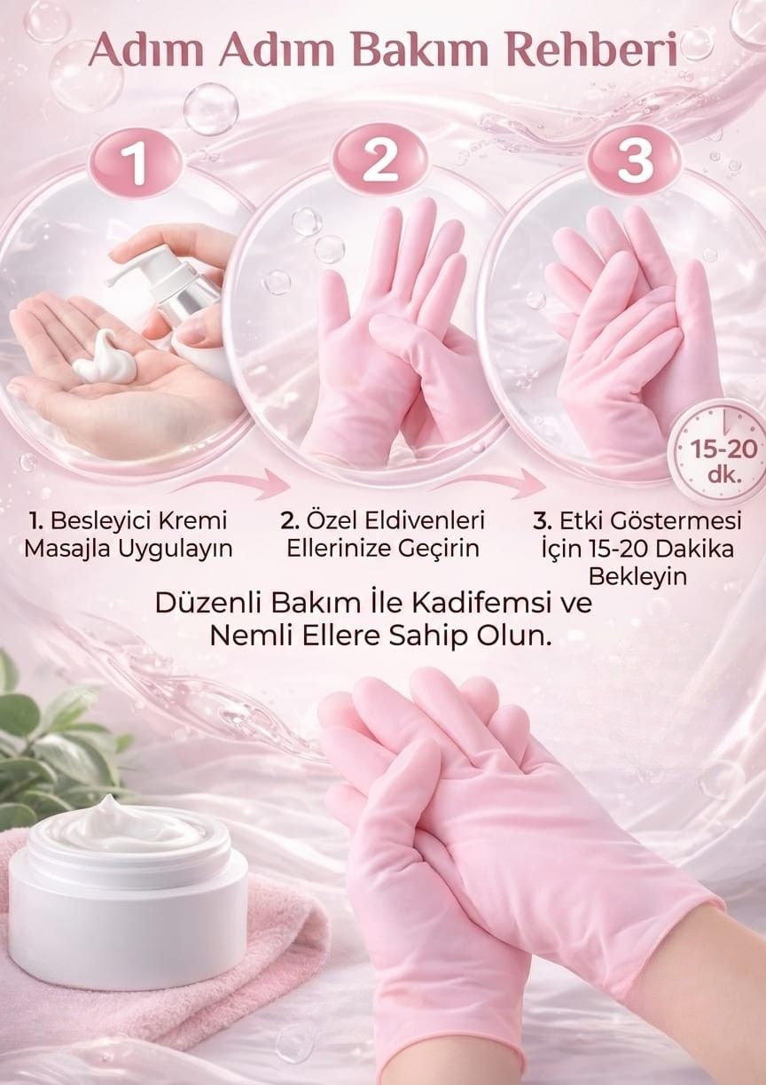 Silikon Nemlendirici Eldiven - Görsel 2