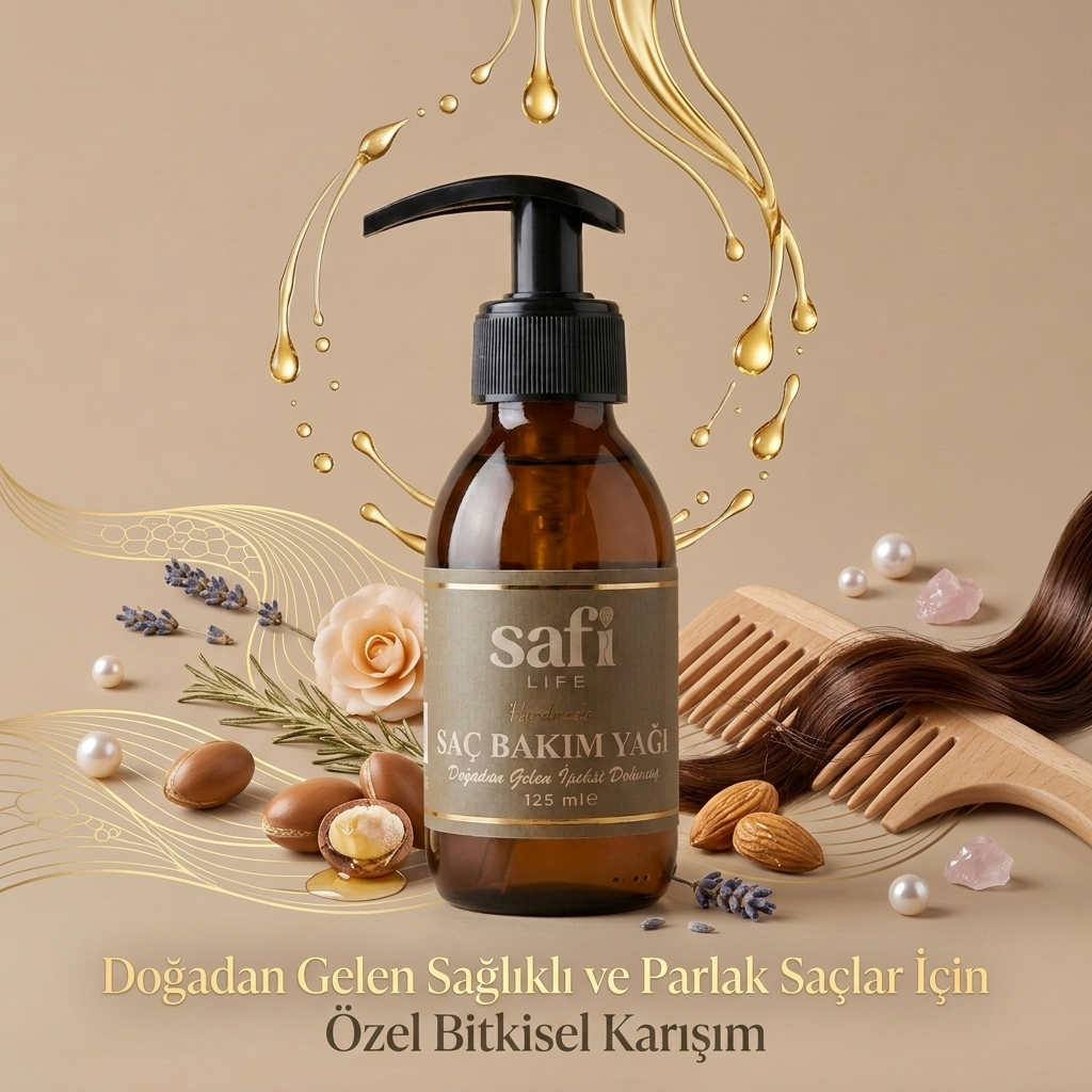 Onarıcı Saç Bakım Yağı - Görsel 3